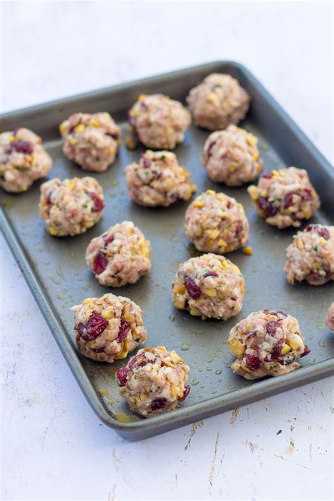 chestnut-and-cranberry-stuffing-balls-easy-peasy image