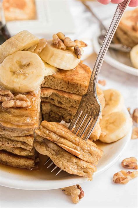 whole-wheat-banana-bread-pancakes-pancake image