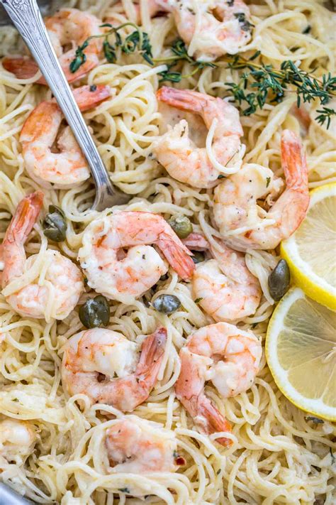 creamy-garlic-parmesan-shrimp-pasta-video-sweet image
