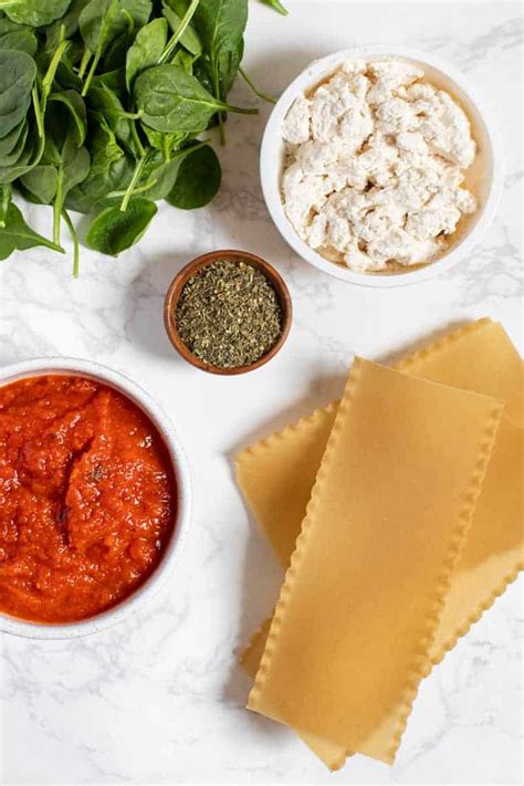 vegan-spinach-lasagna-recipe-5-ingredients-simply image