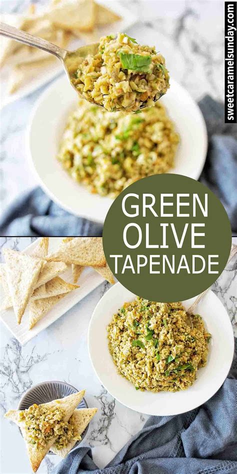 easy-green-olive-tapenade-sweet-caramel-sunday image
