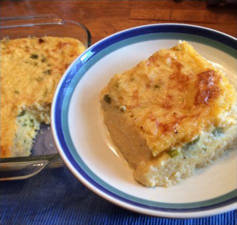 cheese-grits-with-green-chiles-breakfast-casserole image