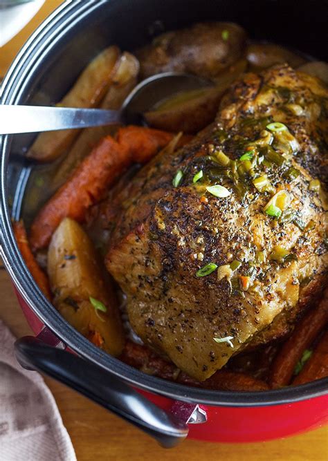one-pot-pork-roast-with-garlic-carrot-and-potato image
