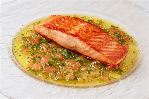 sauce-vierge-with-pan-fried-salmon-recipe-great-british image
