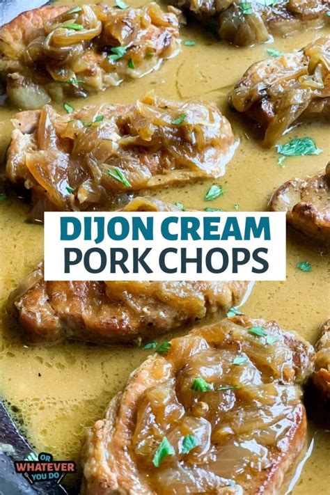 instant-pot-pork-chops-with-dijon-cream-sauce image