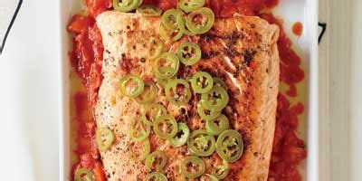 grilled-salmon-with-melted-tomatoes-recipe-delish image