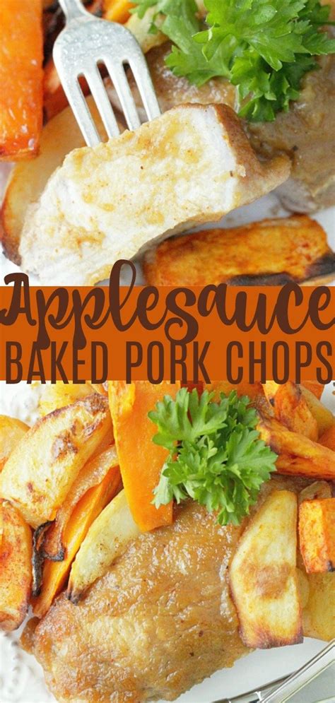 applesauce-baked-pork-chops-foodtastic-mom image