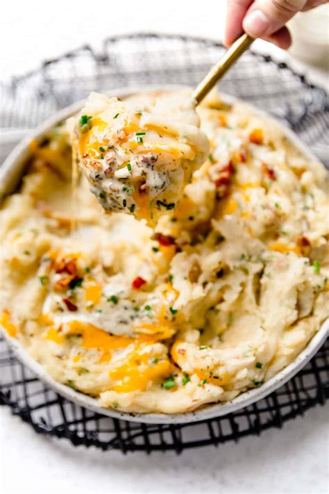 slow-cooker-loaded-mashed-potatoes-with-ranch image