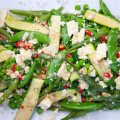 warm-spring-veg-salad-with-feta-cheese-simply image