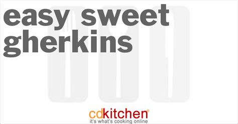 easy-sweet-gherkins-recipe-cdkitchencom image