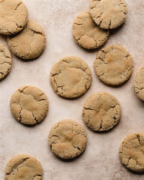 crispy-gingersnap-cookies-no-molasses-kickass-baker image
