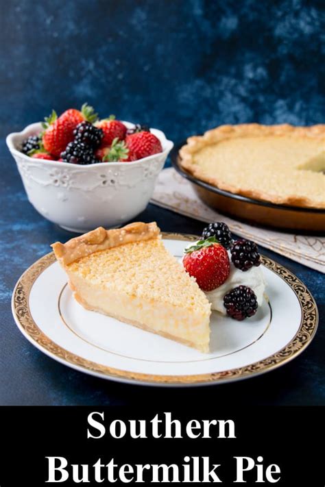 southern-buttermilk-pie-little-sweet-baker image