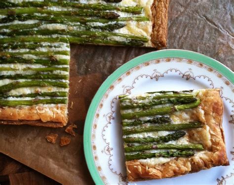asparagus-gruyere-tart-recipe-yankee-magazine image