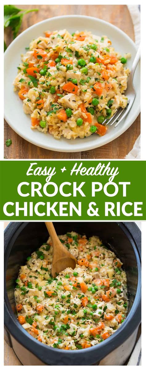 crock-pot-chicken-and-rice-recipe-wellplatedcom image