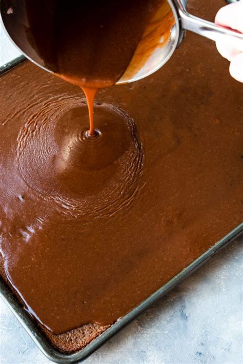 homemade-chocolate-sheet-cake-chocolate image
