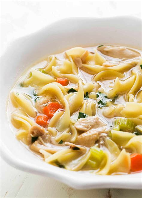 homemade-chicken-noodle-soup-recipe-simply image