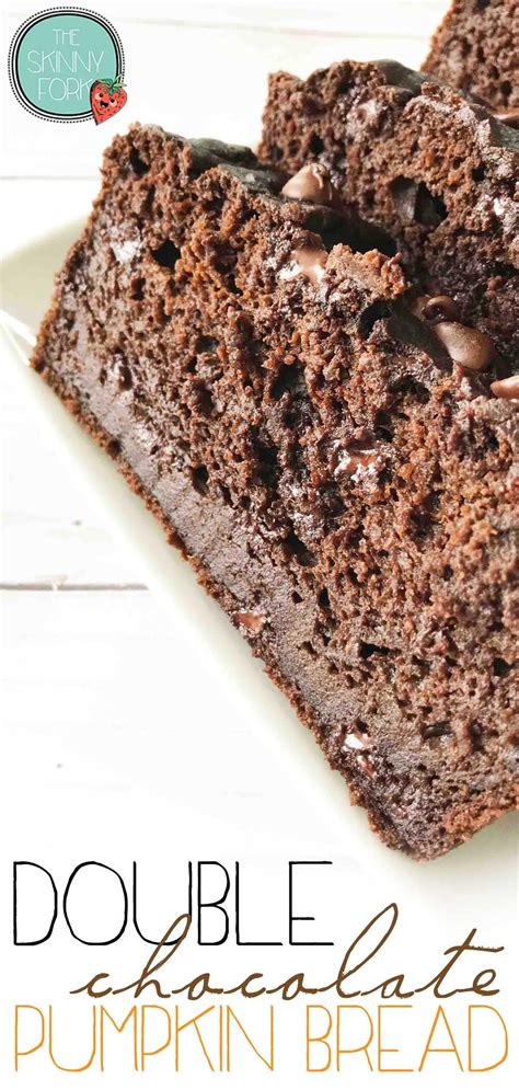double-chocolate-pumpkin-bread-the-skinny-fork image