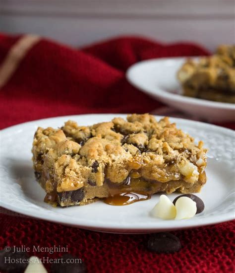 gooey-chocolate-caramel-cookie-bars-recipe-hostess image