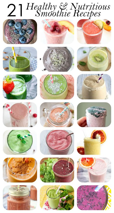 21-healthy-smoothie-recipes-for-breakfast-energy image