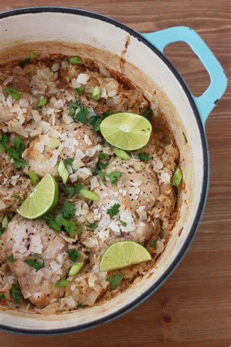 one-pot-coconut-chicken-and-rice-healthy-food image