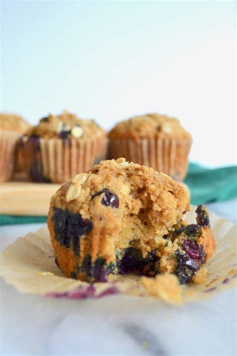 whole-wheat-blueberry-oat-muffins-two-sugar-bugs image