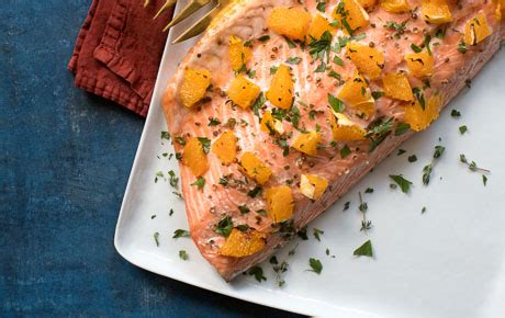 recipe-roast-salmon-with-coriander-oranges-and-herbs image