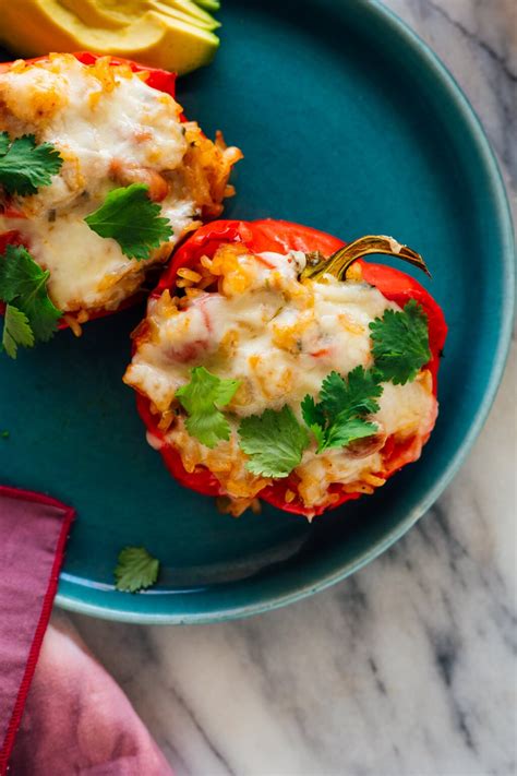vegetarian-stuffed-peppers-recipe-cookie-and-kate image