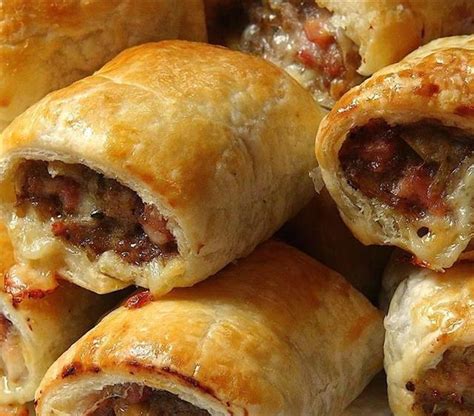 cheesy-beef-and-bacon-sausage-rolls-recipe-sidechef image