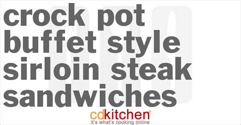 buffet-style-crock-pot-sirloin-steak-sandwiches image
