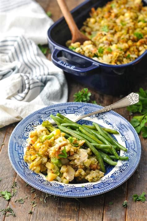 chicken-broccoli-casserole-with-stuffing-the-seasoned-mom image