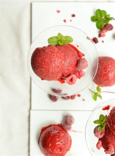 sugar-free-raspberry-sorbet-recipe-only-4-ingredients image