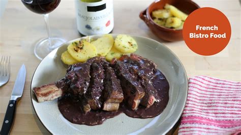 ribeye-steak-with-red-wine-sauce-french-bistro image