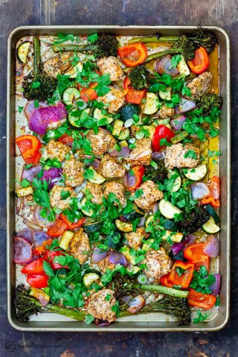 italian-style-sheet-pan-chicken-vegetables-the image