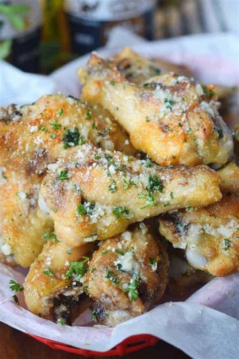 crispy-baked-garlic-parmesan-chicken-wings-butter image