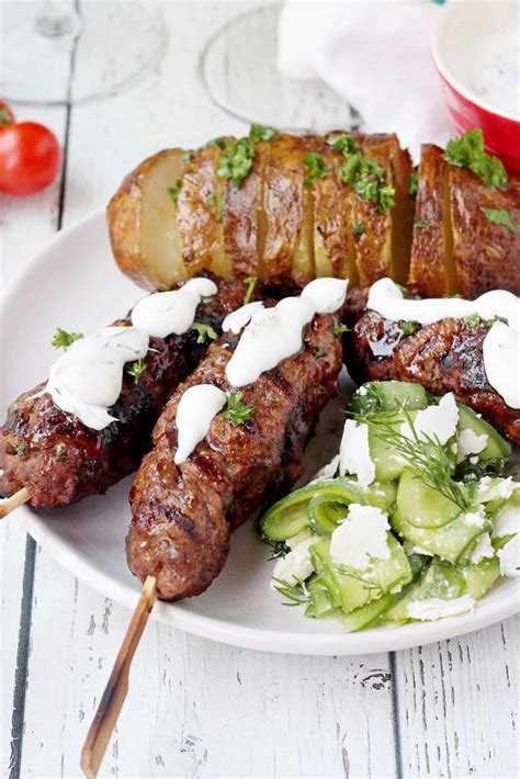 easy-beef-kofta-kebabs-with-tzatziki-julia image