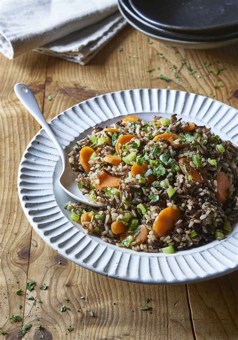 wild-rice-recipe-with-carrots-low-sodium-vegan image