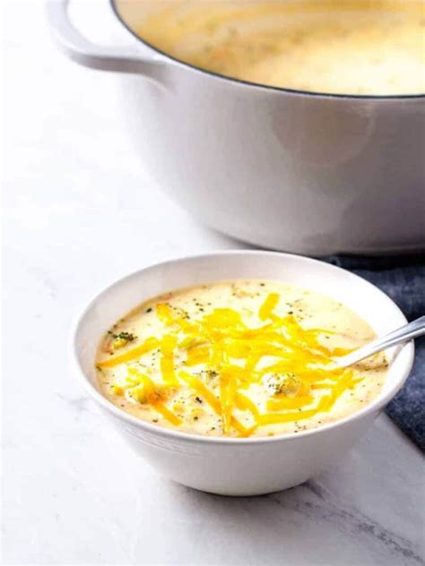 quick-and-easy-broccoli-cheese-soup-dishes-with-dad image