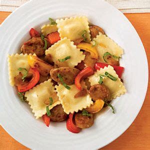 ravioli-with-sausage-and-peppers-womans-day image