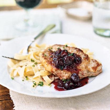 pork-chops-with-cherry-preserves-sauce image