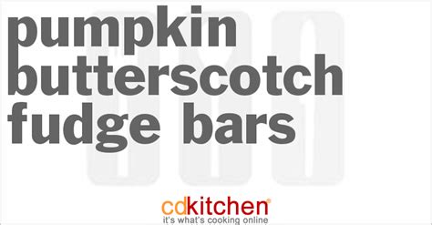 pumpkin-butterscotch-fudge-bars image