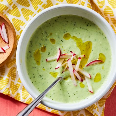 cold-cucumber-dill-soup-recipe-eatingwell image