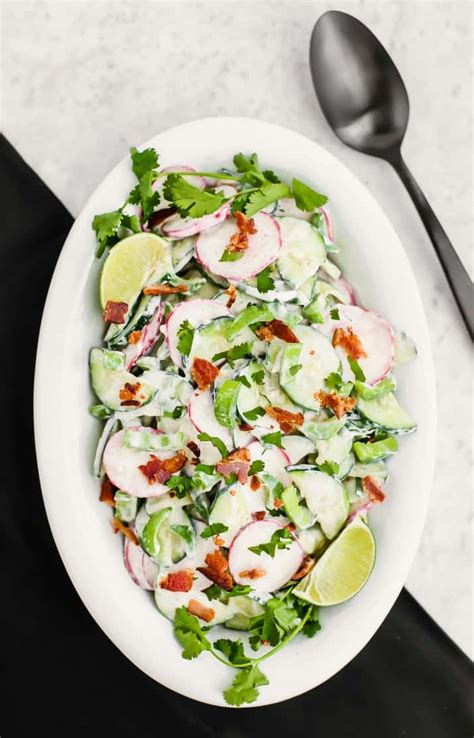 creamy-cucumber-salad-with-bacon-celebrations-at-home image