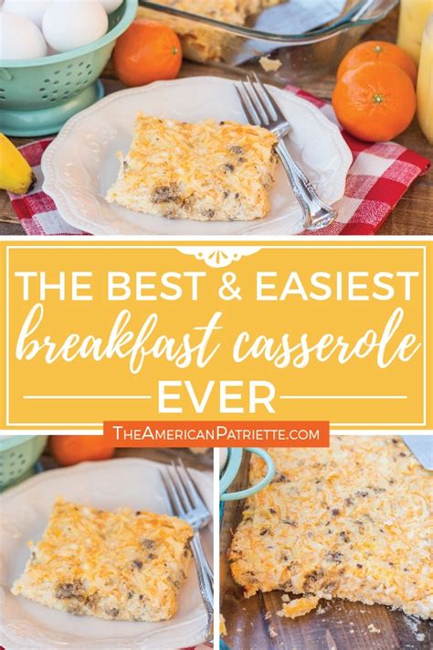 the-best-and-easiest-breakfast-casserole-recipe-ever image