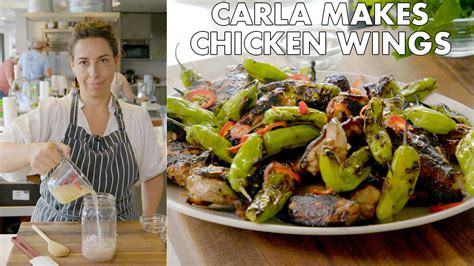 carla-makes-grilled-chicken-wings-with-shishito-peppers image