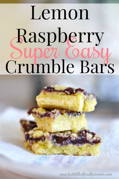 easy-lemon-raspberry-crumble-bars-only-3-ingredients image