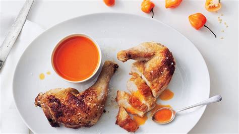 roast-chicken-with-hot-sauce-butter-recipe-bon image