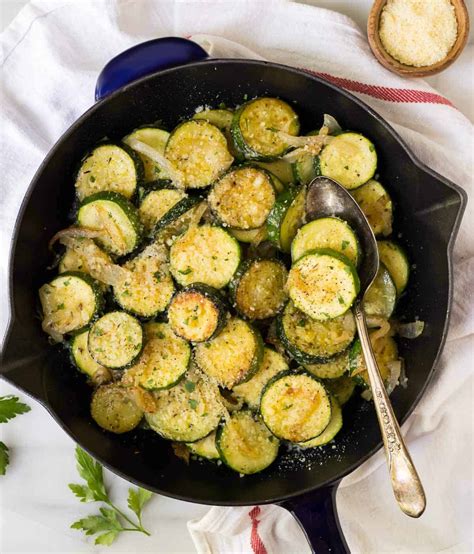 easy-sauteed-zucchini-recipe-wellplatedcom image