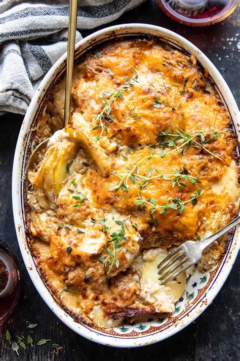 cheesy-scalloped-potatoes-with-caramelized-onions image