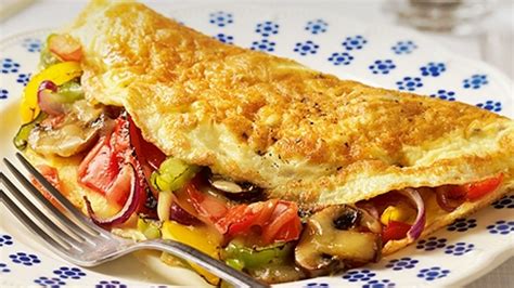cheese-and-mushroom-omelette-food-network image