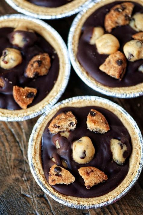 chocolate-chip-cookie-dough-chocolate-tarts image